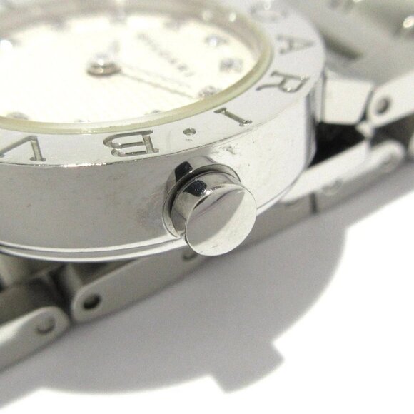 Auth BVLGARI Bvlgari Bvlgari BB23SS D****** Silver Women's Wrist Watch - Picture 5 of 12